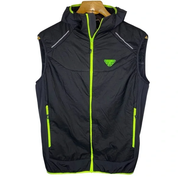 Dynafit Mezzalama Polartec Alpha Hooded Vest Mens M Black Alpine